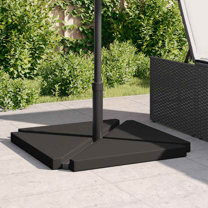 Set Base per Ombrellone da Giardino 5 pz in Granito e Acciaio | homemem39