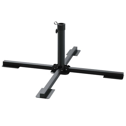 Set Base per Ombrellone da Giardino 5 pz in Granito e Acciaio | homemem39