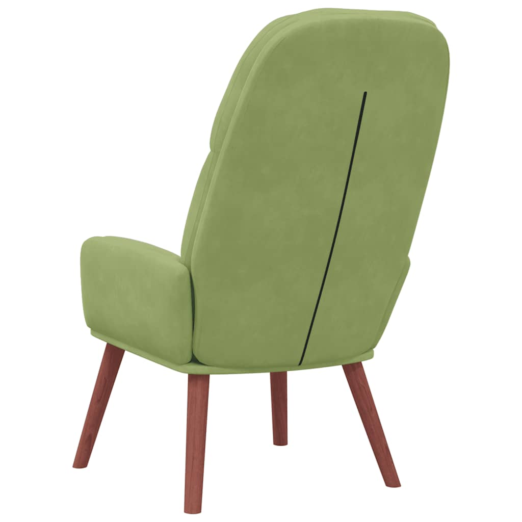 Sedia Relax Verde Chiaro in Velluto | homemem39