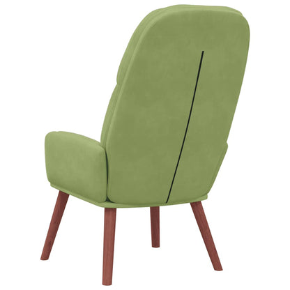 Sedia Relax Verde Chiaro in Velluto | homemem39