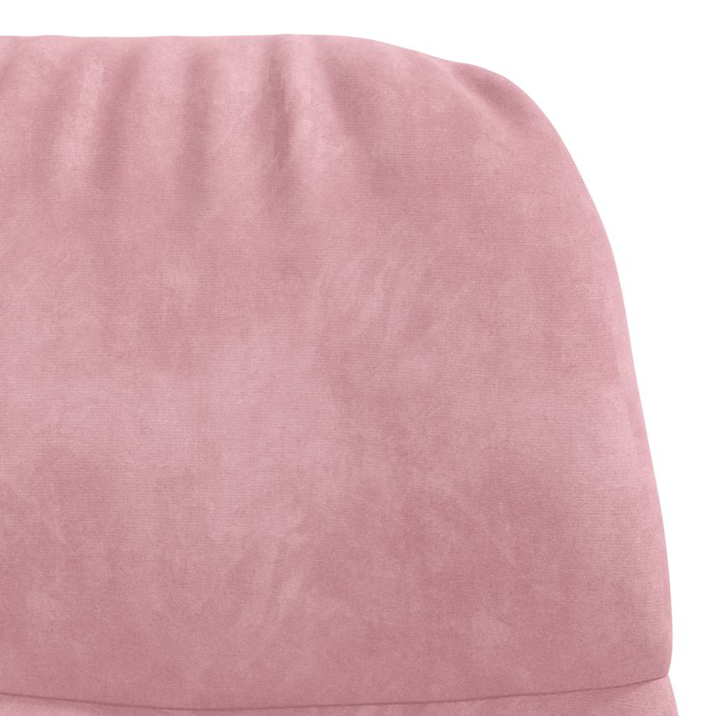 Sedia Relax Rosa in Velluto | homemem39
