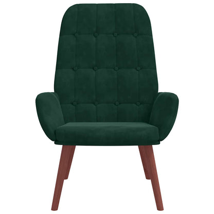 Sedia Relax Verde Scuro in Velluto | homemem39