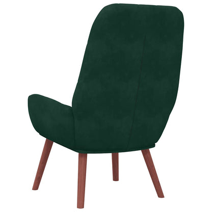 Sedia Relax Verde Scuro in Velluto | homemem39