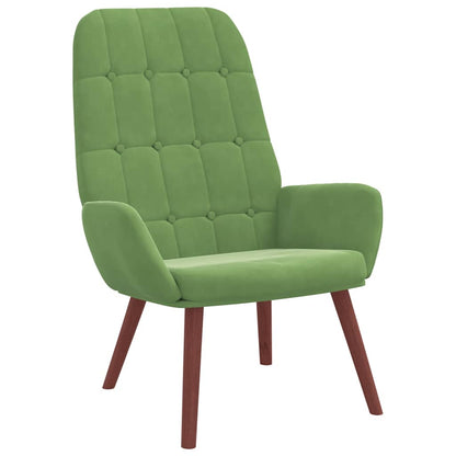 Sedia Relax Verde Chiaro in Velluto | homemem39