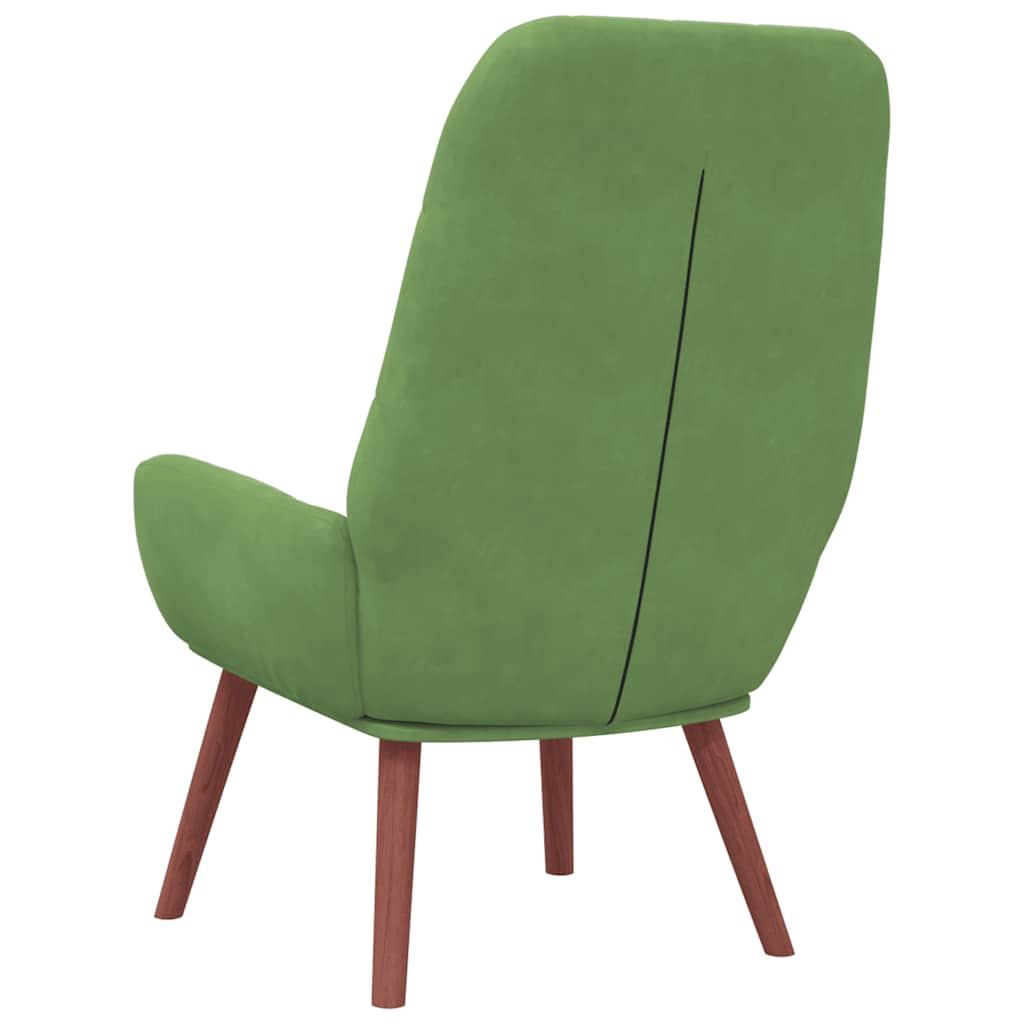 Sedia Relax Verde Chiaro in Velluto | homemem39