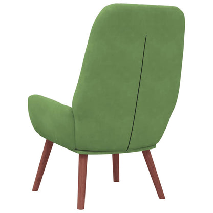 Sedia Relax Verde Chiaro in Velluto | homemem39