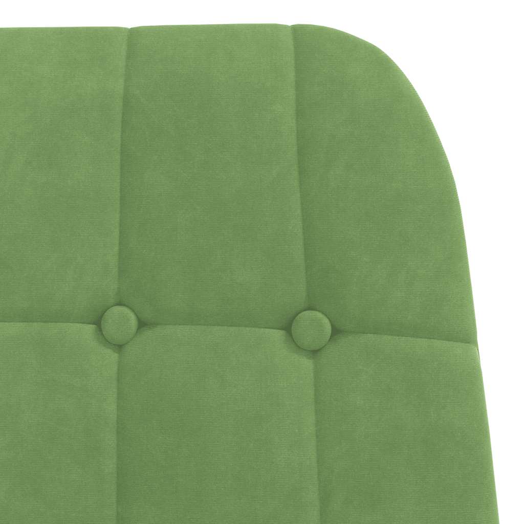 Sedia Relax Verde Chiaro in Velluto | homemem39