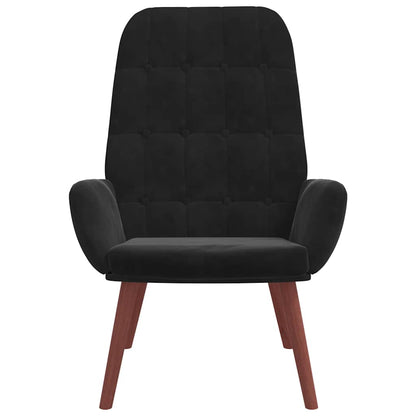 Poltrona Relax Nera in Velluto - homemem39