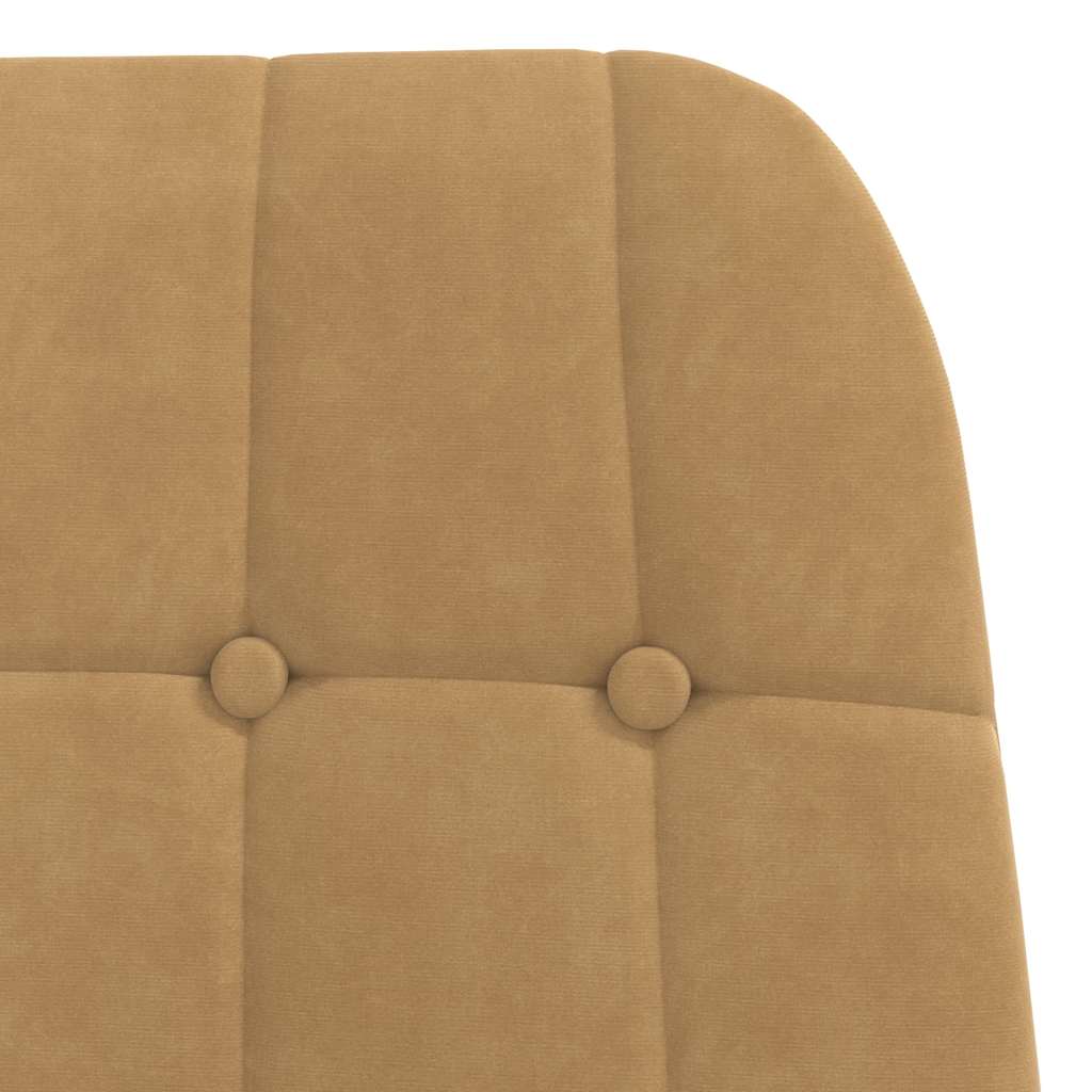 Poltrona Relax Marrone in Velluto | homemem39