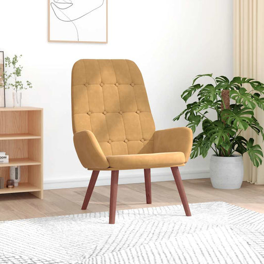 Poltrona Relax Marrone in Velluto | homemem39