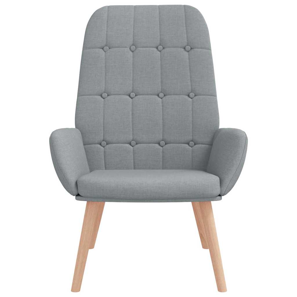 Sedia Relax Grigio Chiaro in Tessuto | homemem39