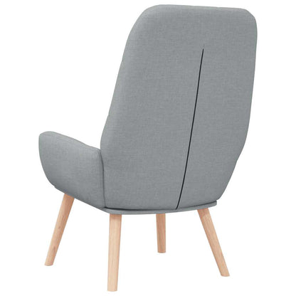 Sedia Relax Grigio Chiaro in Tessuto | homemem39