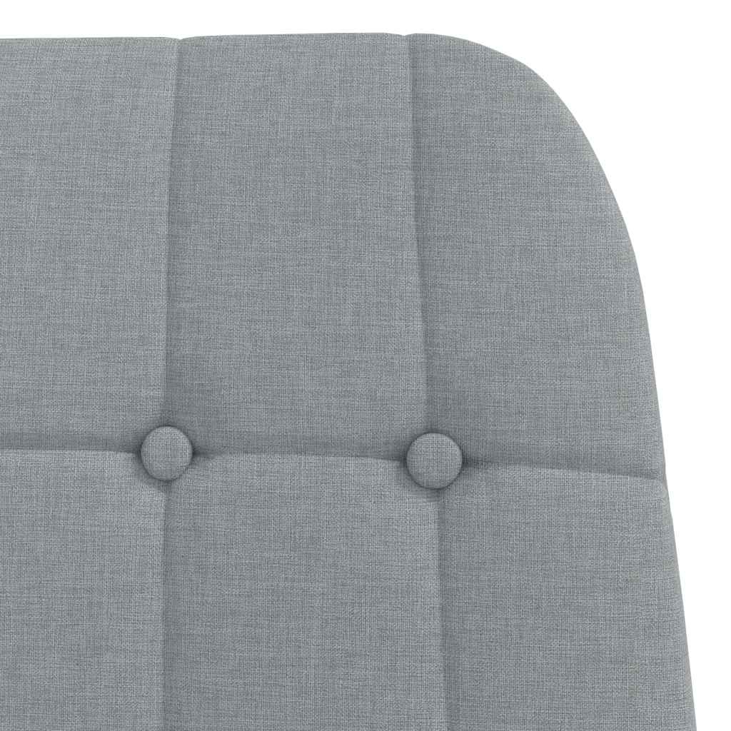 Sedia Relax Grigio Chiaro in Tessuto | homemem39