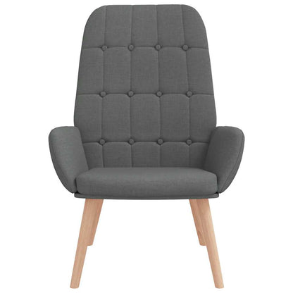 Sedia Relax Grigio Scuro in Tessuto | homemem39