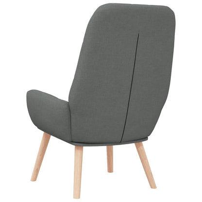 Sedia Relax Grigio Scuro in Tessuto | homemem39