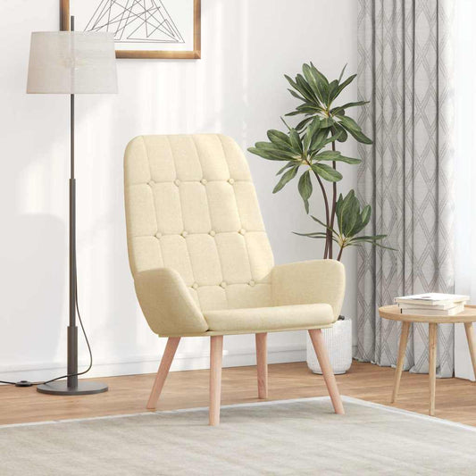 Sedia Relax Crema in Tessuto | homemem39