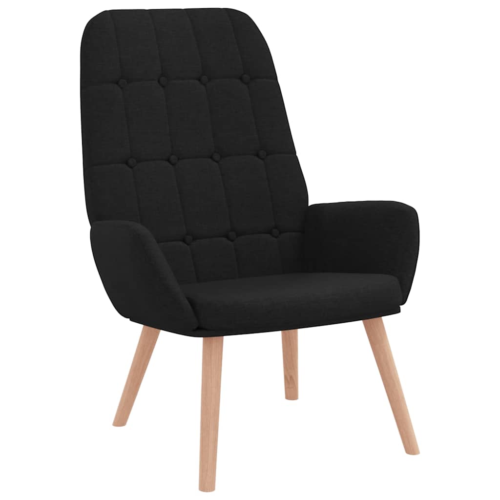 Sedia Relax Nera in Tessuto | homemem39