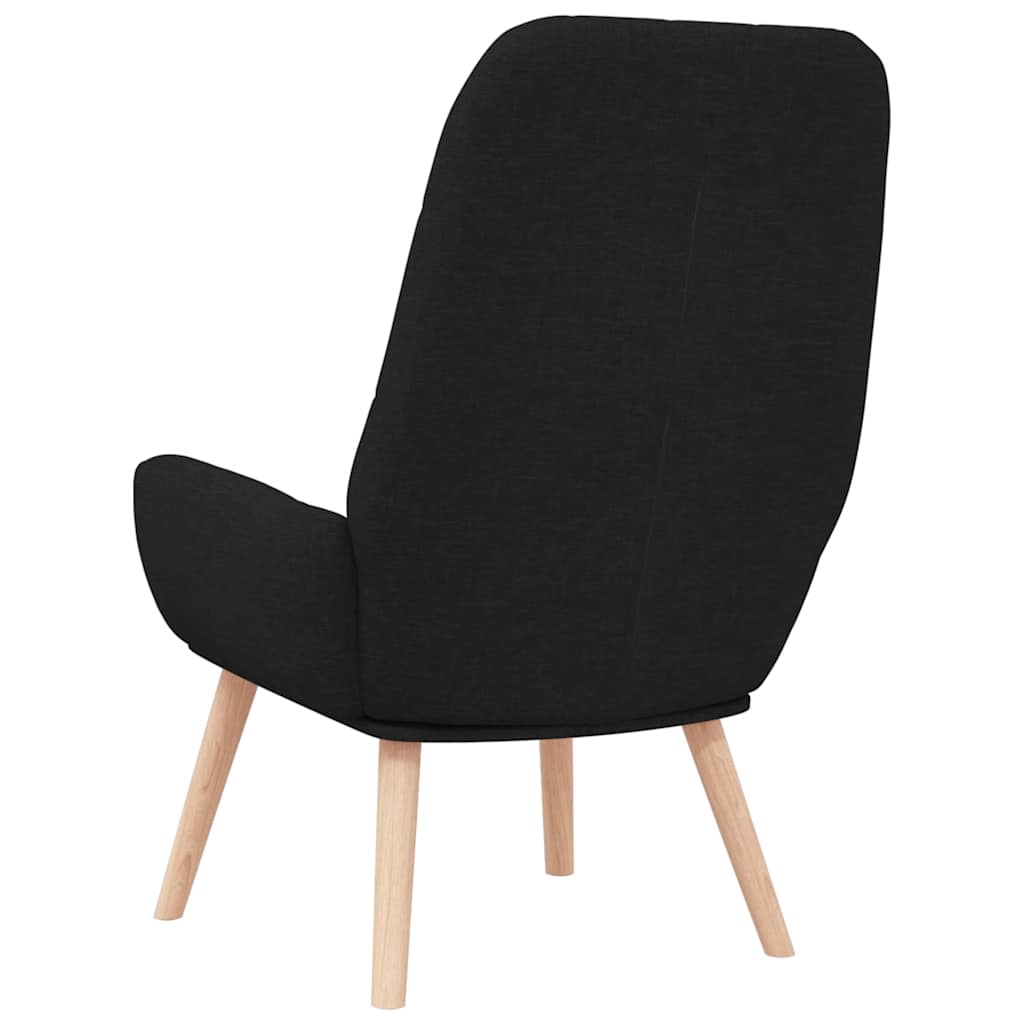 Sedia Relax Nera in Tessuto | homemem39