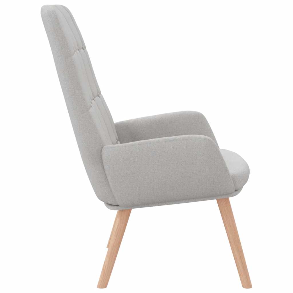 Sedia Relax Grigio Nuvola in Tessuto - homemem39