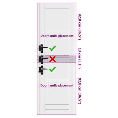 Porta Interna ORKDAL Marrone 61 x 198,5 cm | homemem39