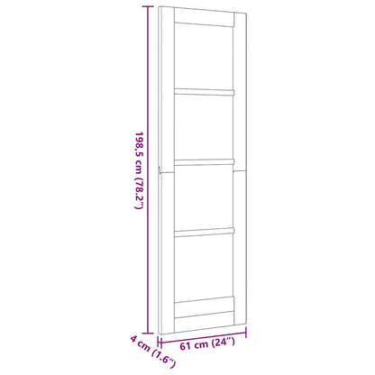 Porta Interna ORKDAL Marrone 61 x 198,5 cm | homemem39