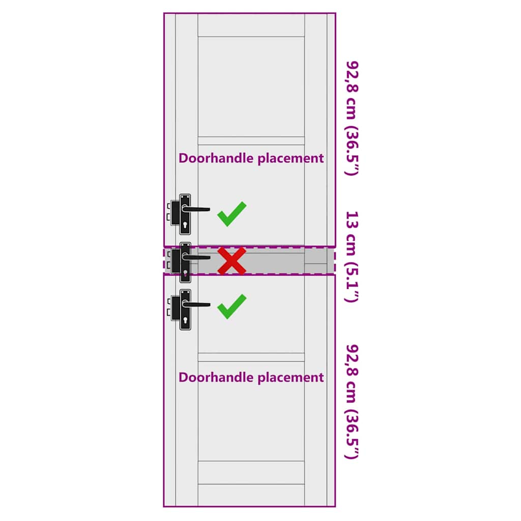 Porta Interna ORKDAL Bianco Primed 61 x 198,5 cm | homemem39
