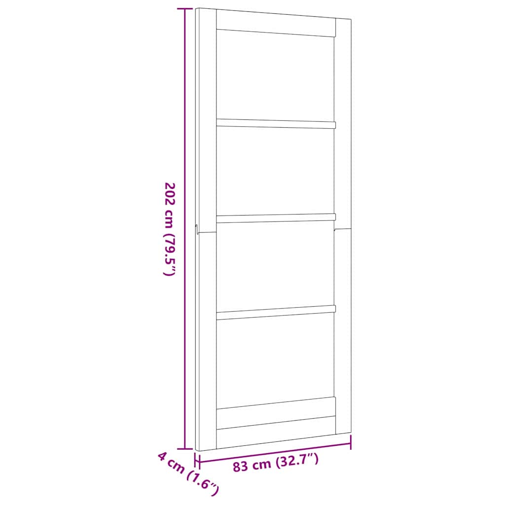 Porta Interna ORKDAL Bianco Primi 83 x 202 cm | homemem39