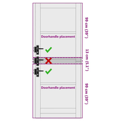 Porta Interna ORKDAL Bianco Primato 83 x 211 cm | homemem39