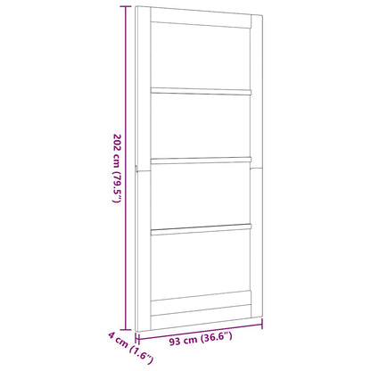 Porta Interna ORKDAL Marrone 93 x 202 cm | homemem39