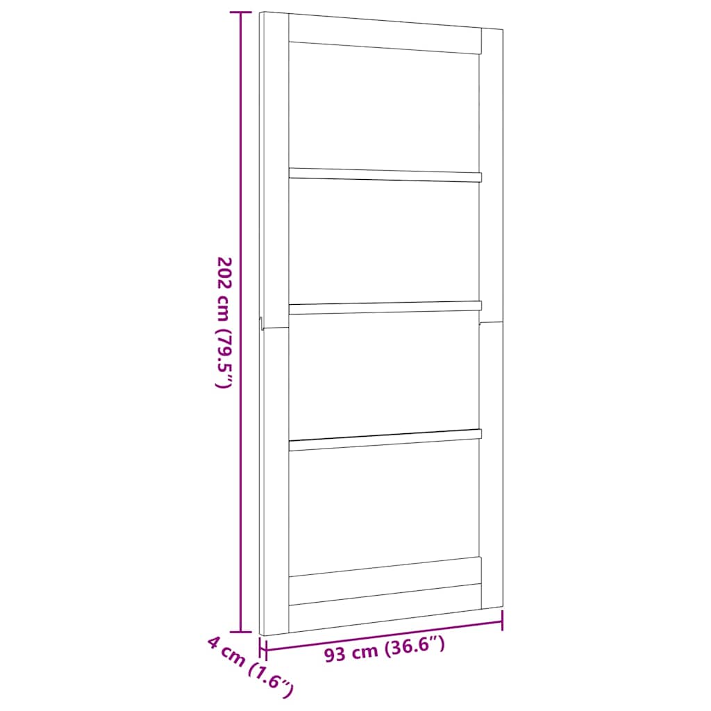 Porta Interna ORKDAL Bianco Pronto 93 x 202 cm | homemem39