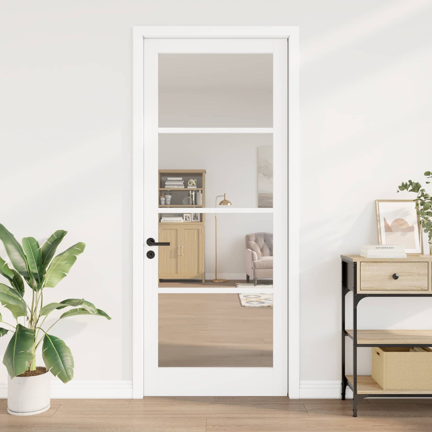 Porta Interna ORKDAL Bianco Primer 93 x 232 cm | homemem39