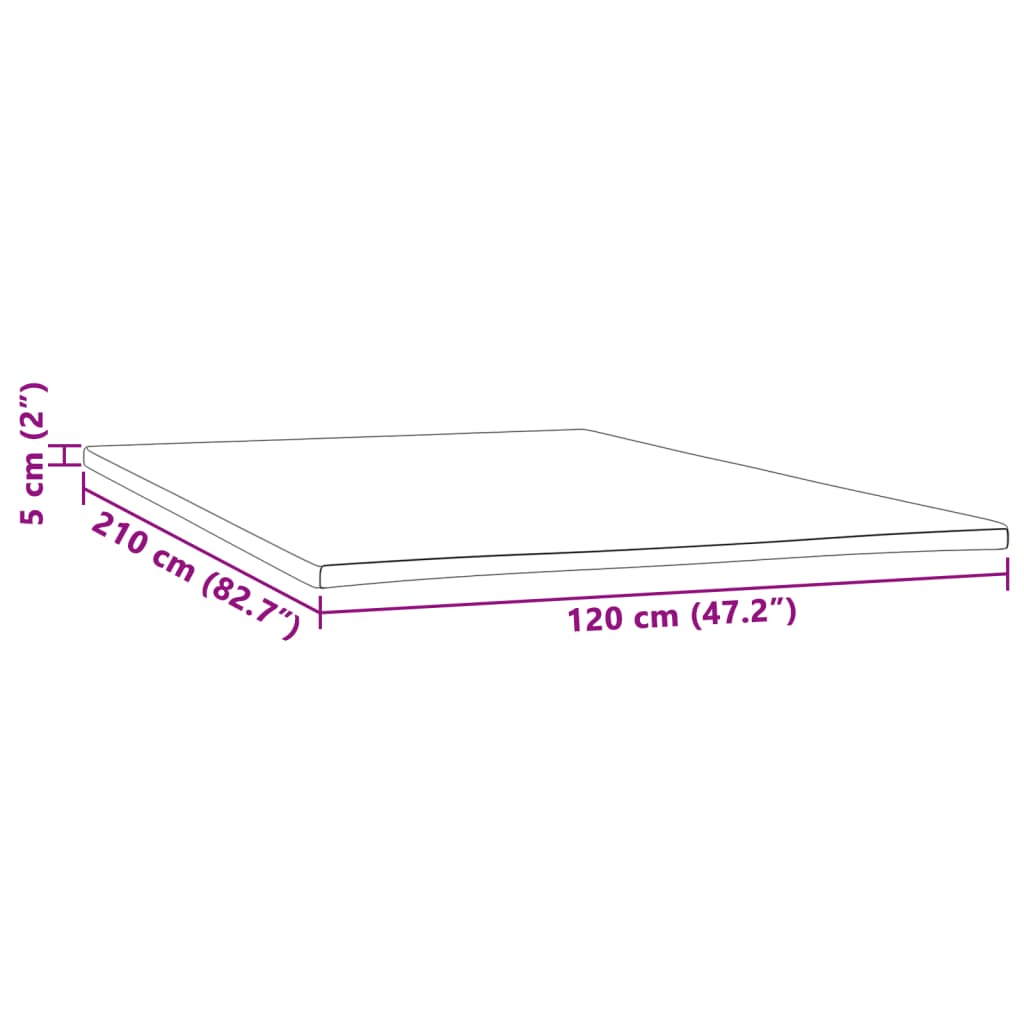 Coprimaterasso 120x210x5 cm