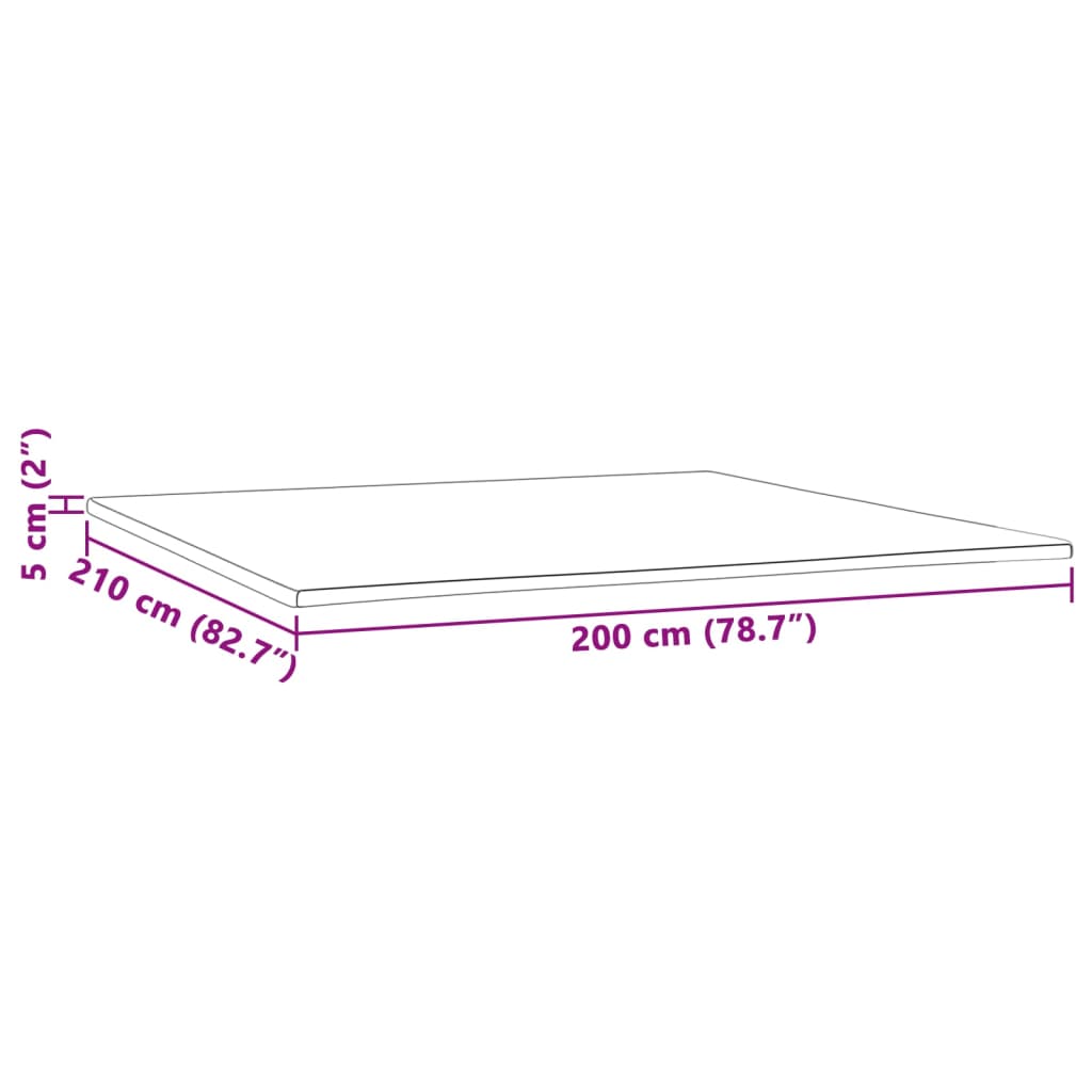 Coprimaterasso 200x210x5 cm