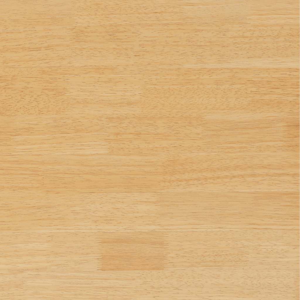 Sedie da Pranzo 2 pz Naturale in Legno Massello di Hevea | homemem39