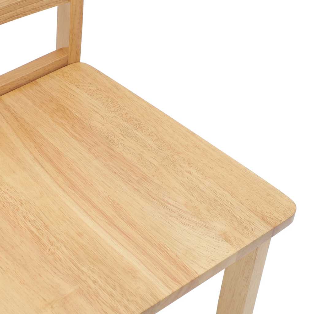 Sedie da Pranzo 2 pz in Legno Massello di Hevea | homemem39