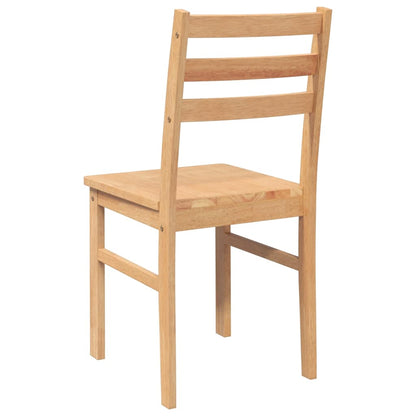 Sedie da Pranzo 2 pz in Legno Massello di Hevea | homemem39