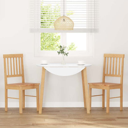 Sedie da Pranzo 2 pz in Legno Massello di Hevea | homemem39