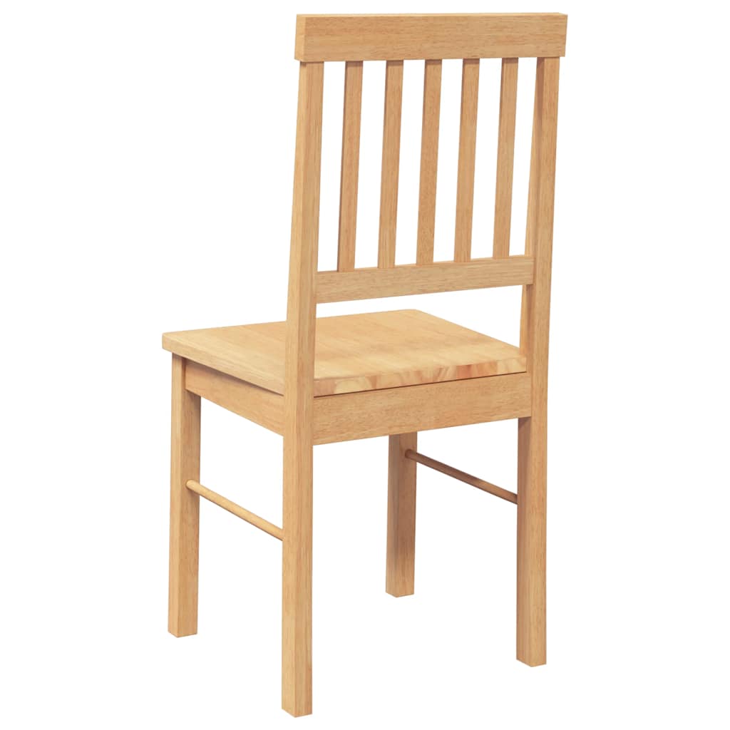 Sedie da Pranzo 2 pz in Legno Massello di Hevea | homemem39