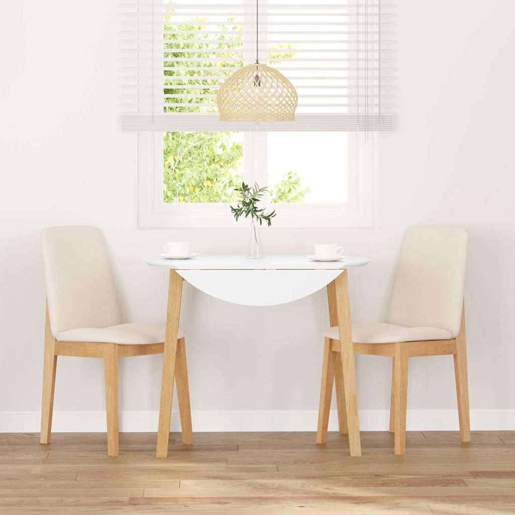 Sedie da Pranzo con Cuscini 2 pz in Legno Massello di Hevea | homemem39