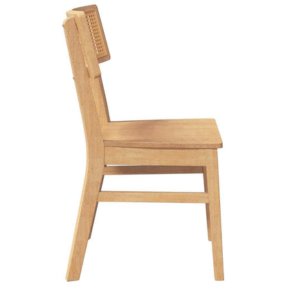 Sedie da Pranzo 2 pz in Legno Massello di Hevea | homemem39
