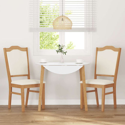 Sedie da Pranzo con Cuscini 2 pz in Legno Massello di Hevea | homemem39