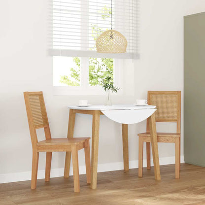 Sedie da Pranzo 2 pz in Legno Massello di Hevea | homemem39