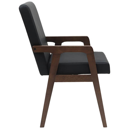 Sedie da Pranzo con Cuscini 2pz Marrone Legno Massello di Hevea | homemem39