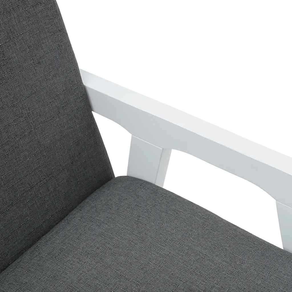 Sedie da Pranzo con Cuscini 2 pz Bianco Legno Massello di Hevea | homemem39