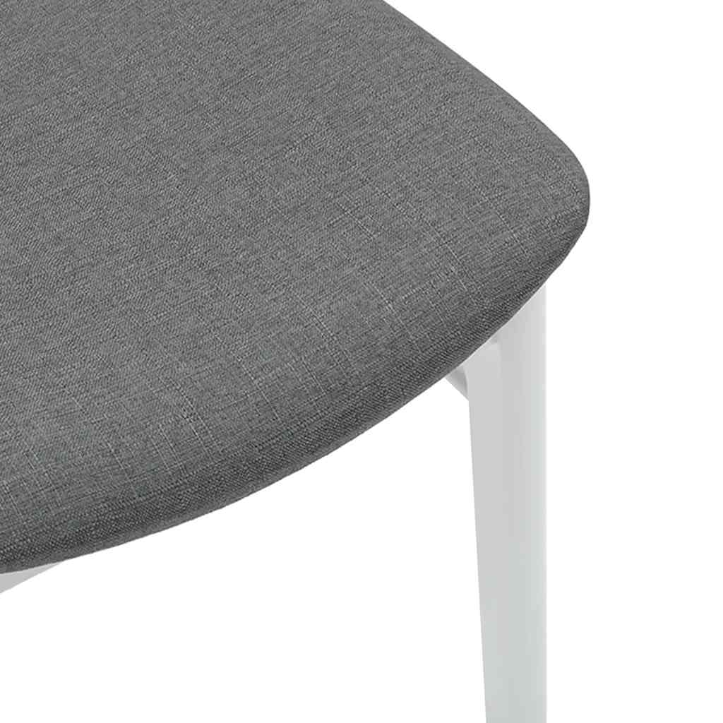 Sedie da Pranzo con Cuscini 2 pz Bianco Legno Massello di Hevea | homemem39