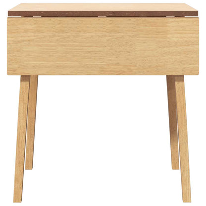 Tavolo da Pranzo Naturale in Legno Massello di Hevea