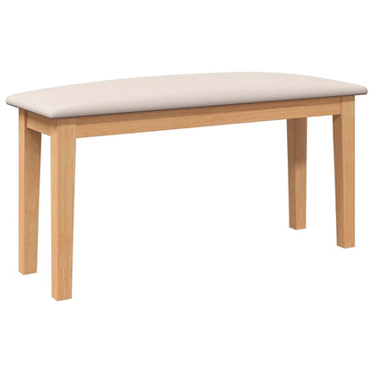 Panca 90 cm in Legno Massello di Hevea - homemem39