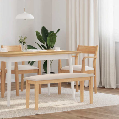 Panca 110 cm in Legno Massello di Hevea - homemem39