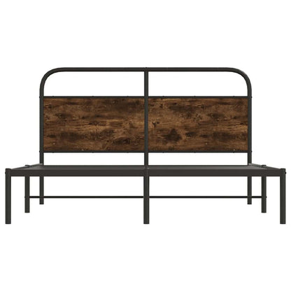 Giroletto senza Materasso Rovere Fumo 150x200 cm in Truciolato