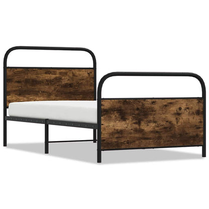 Giroletto senza Materasso Rovere Fumo 100x200 cm in Truciolato